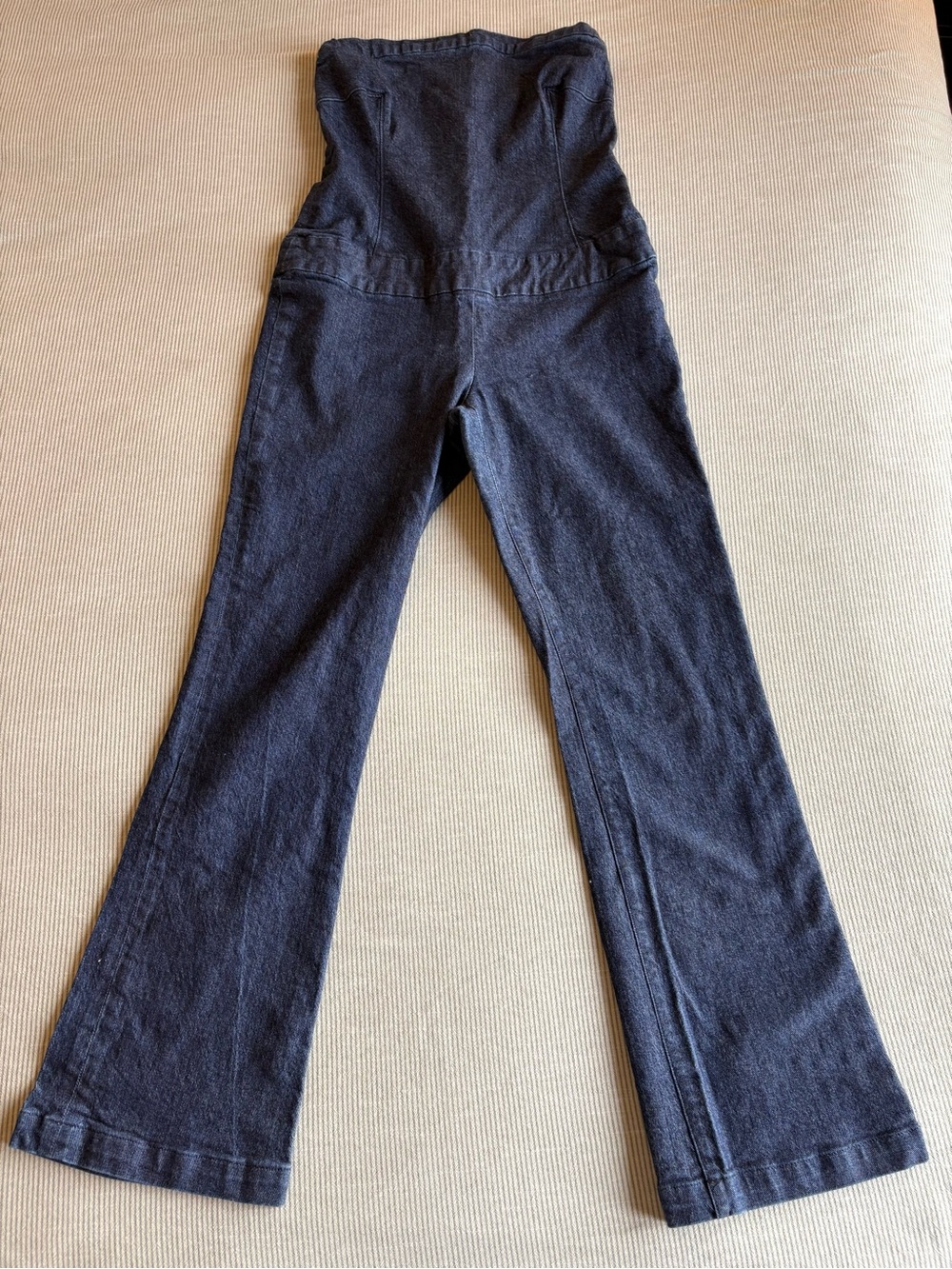 Vintage Y2K Polo Jeans Co Ralph Lauren Strapless Denim Jumpsuit Size 10